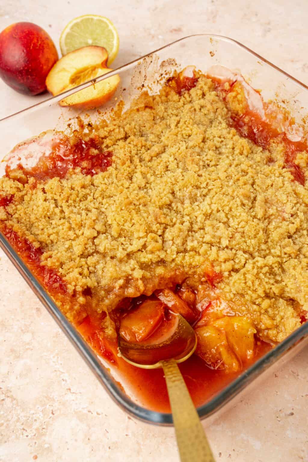 Vegan Peach Crumble Vegan Dessert Ideas